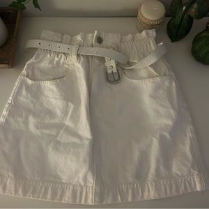 forever 21 mini skirt with belt
